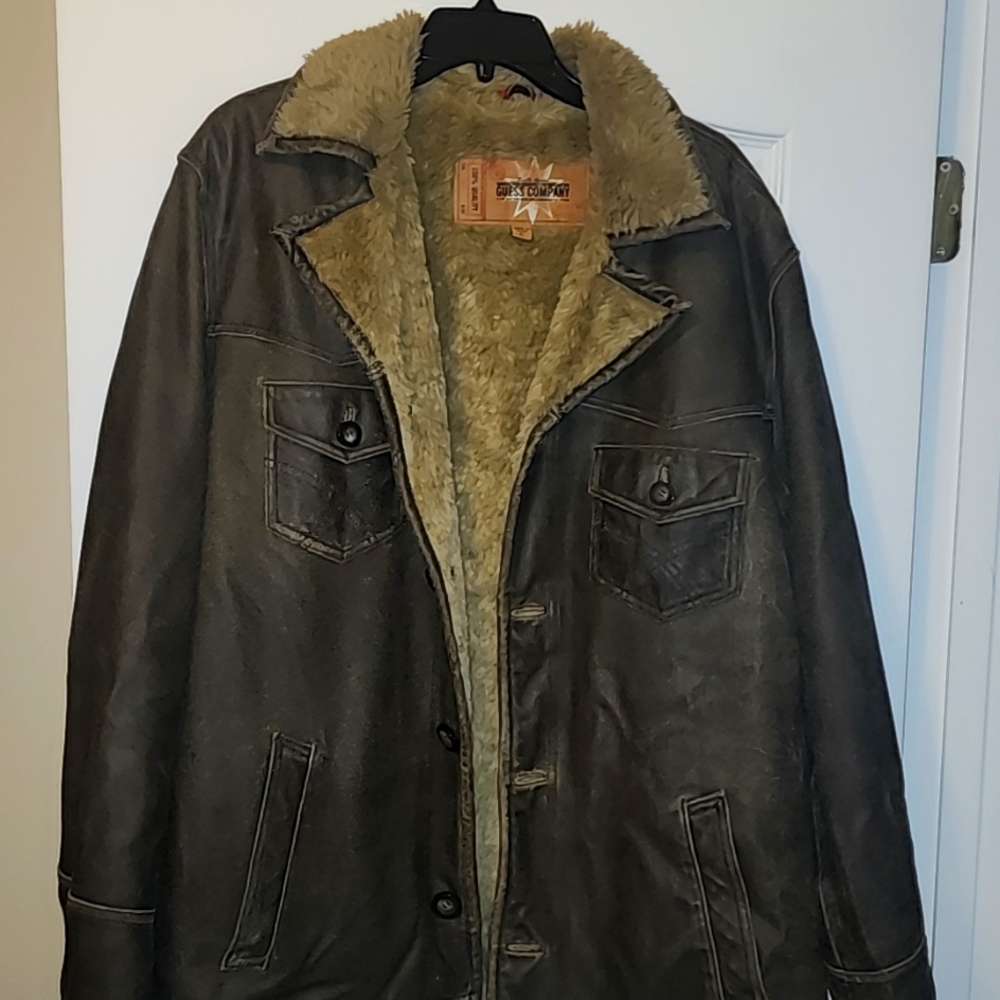 Vintage Guess Leather Jacket